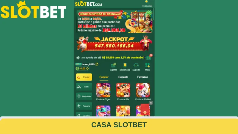 A casa de apostas Slotbet