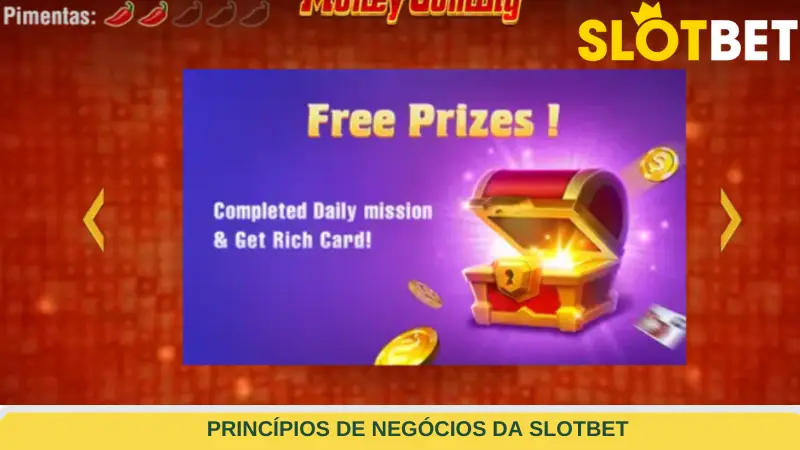 Princípios de negócios do Slotbet