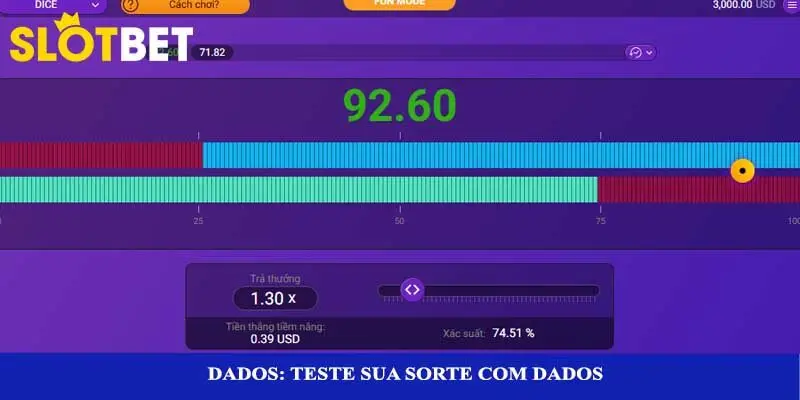 Dados: teste sua sorte com dados