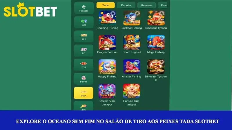Explore o oceano sem fim no salão de tiro aos peixes TADA Slotbet